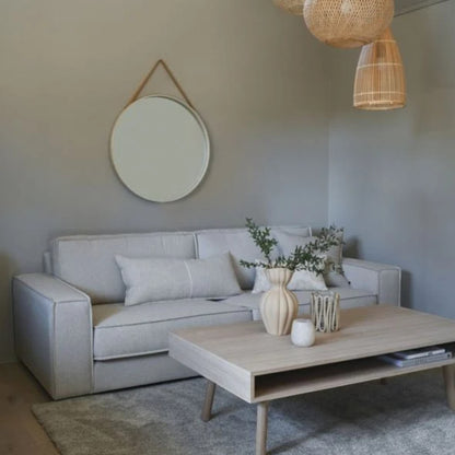 Olea sofabord lav modell natur - 70x130x40 cm + ben