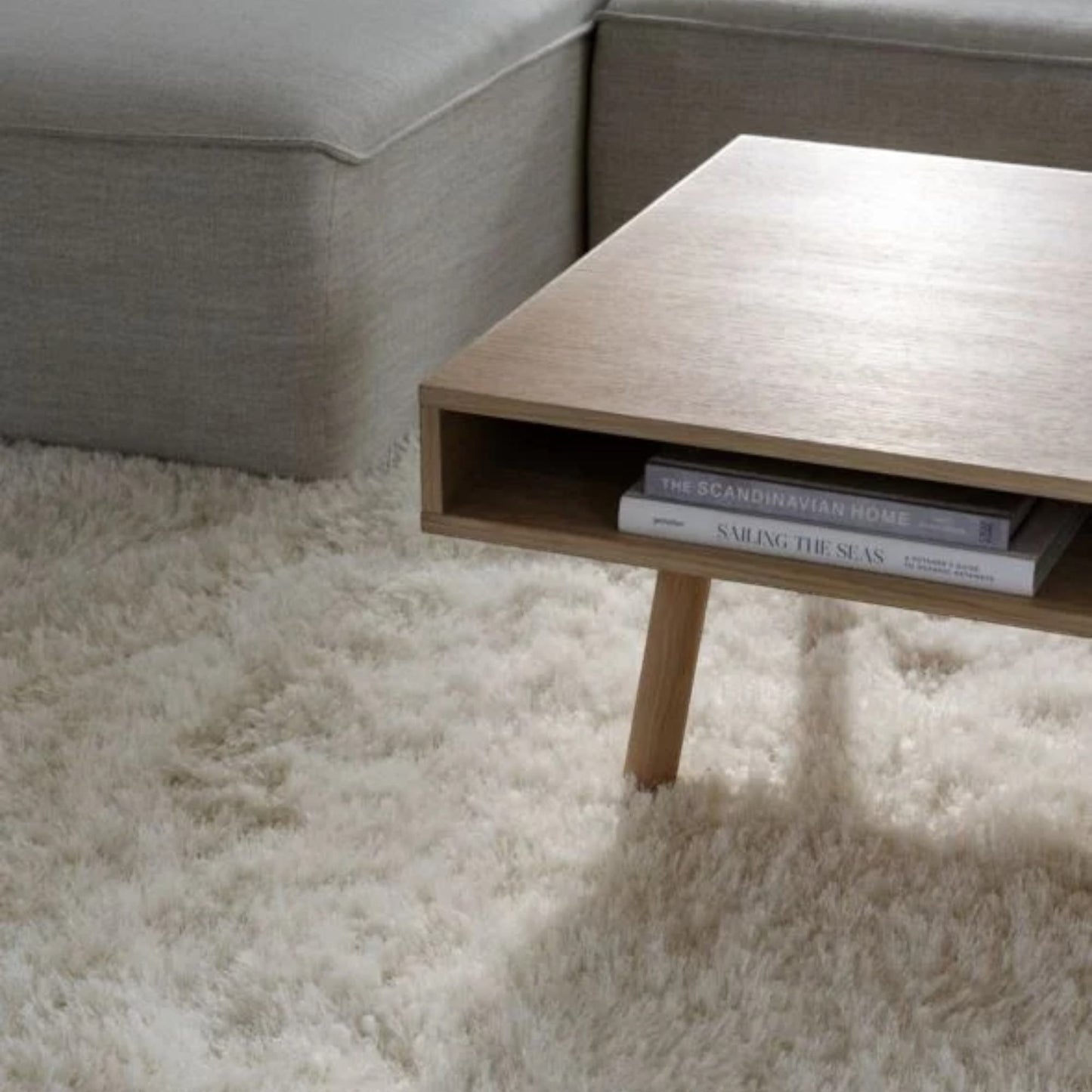 Olea sofabord lav modell natur - 70x130x40 cm + ben