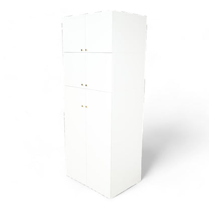 IKEA platsa skap med gullhåndtak