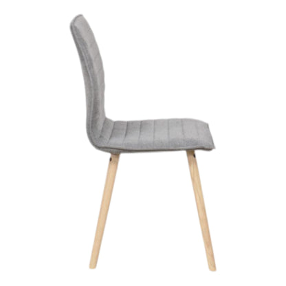 Karla spisestol, eik, mørk grå