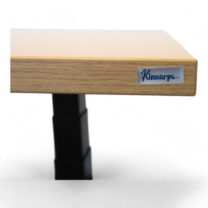 Kinnarps elektrisk hev/senk skrivebord, venstresving. 180 cm