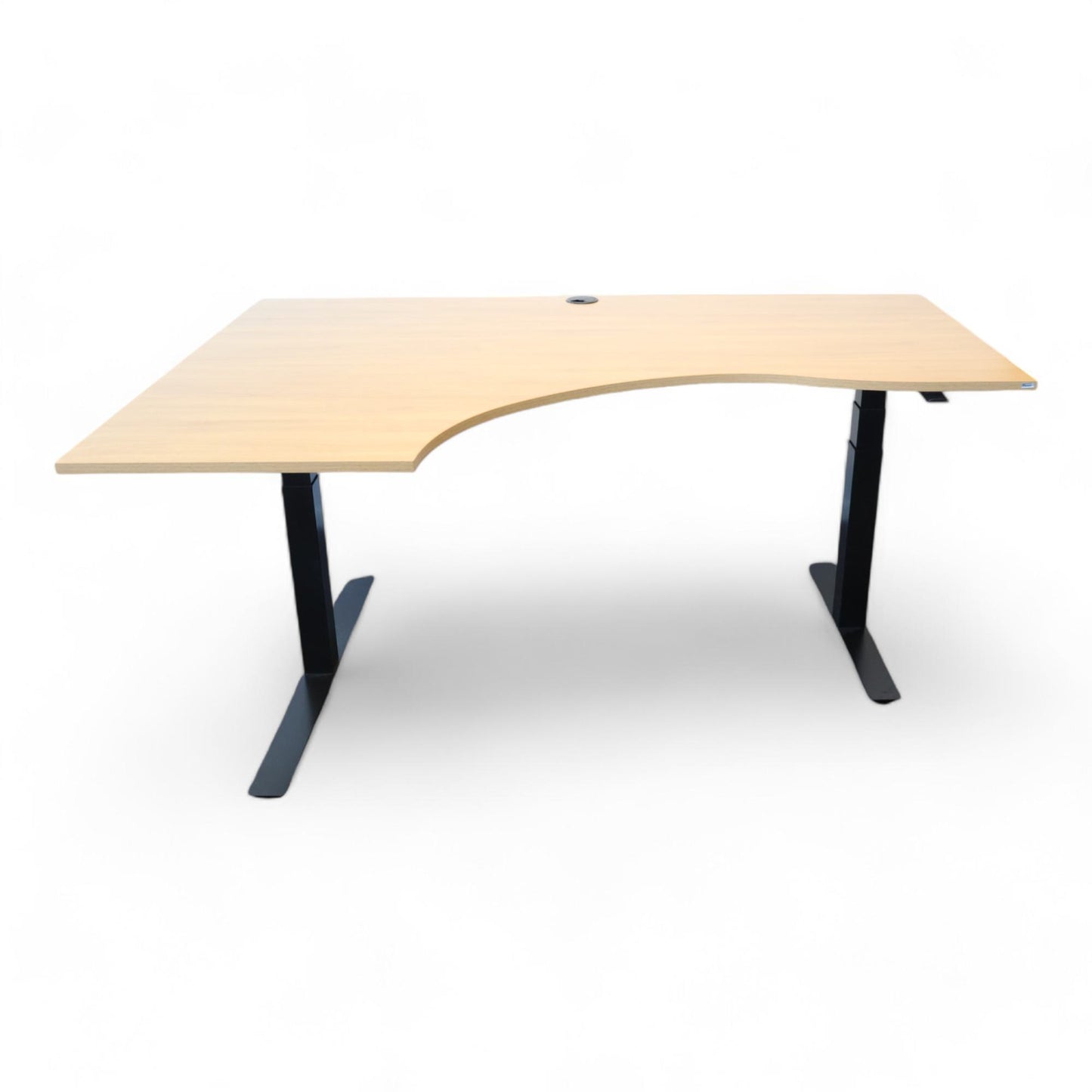 Kinnarps elektrisk hev/senk skrivebord, venstresving. 180 cm