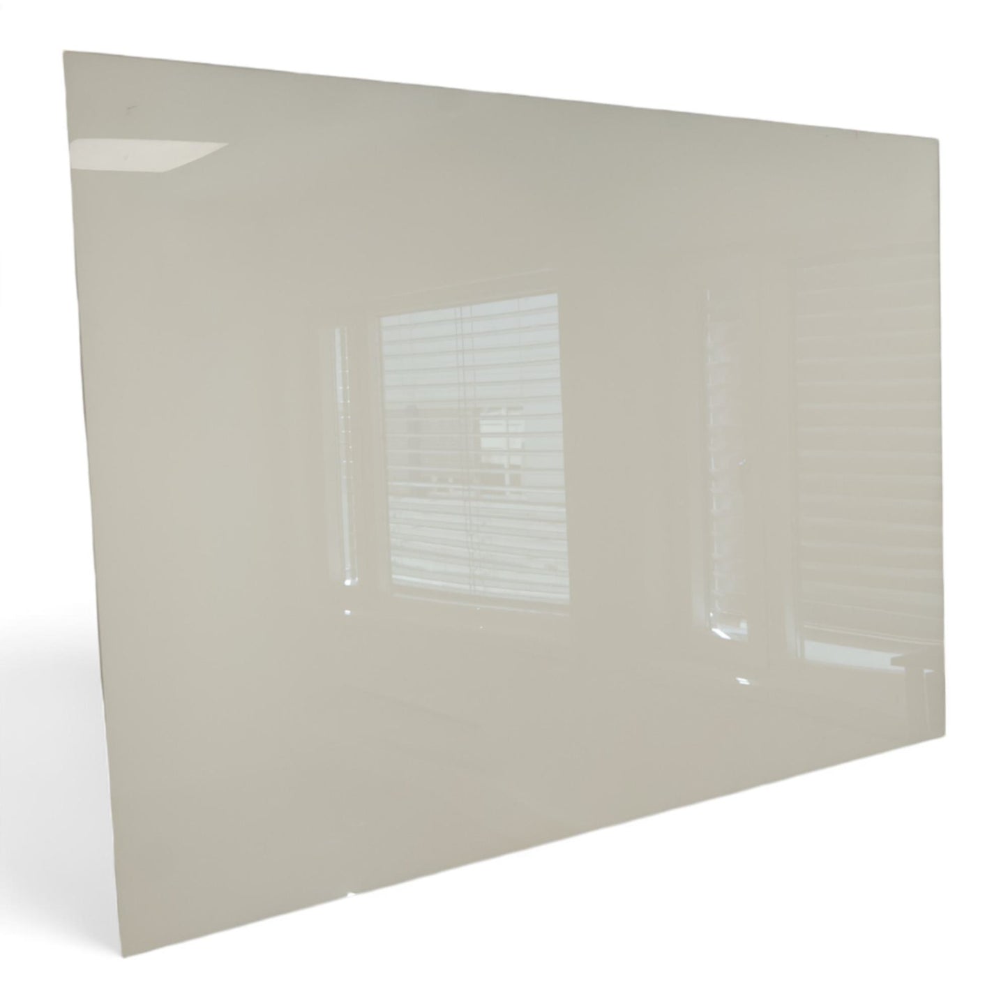Lintex whiteboard i beige glass
