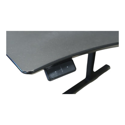 Skrivebord fra Logicdata, elektrisk hev/senk m/venstresving, 160 cm