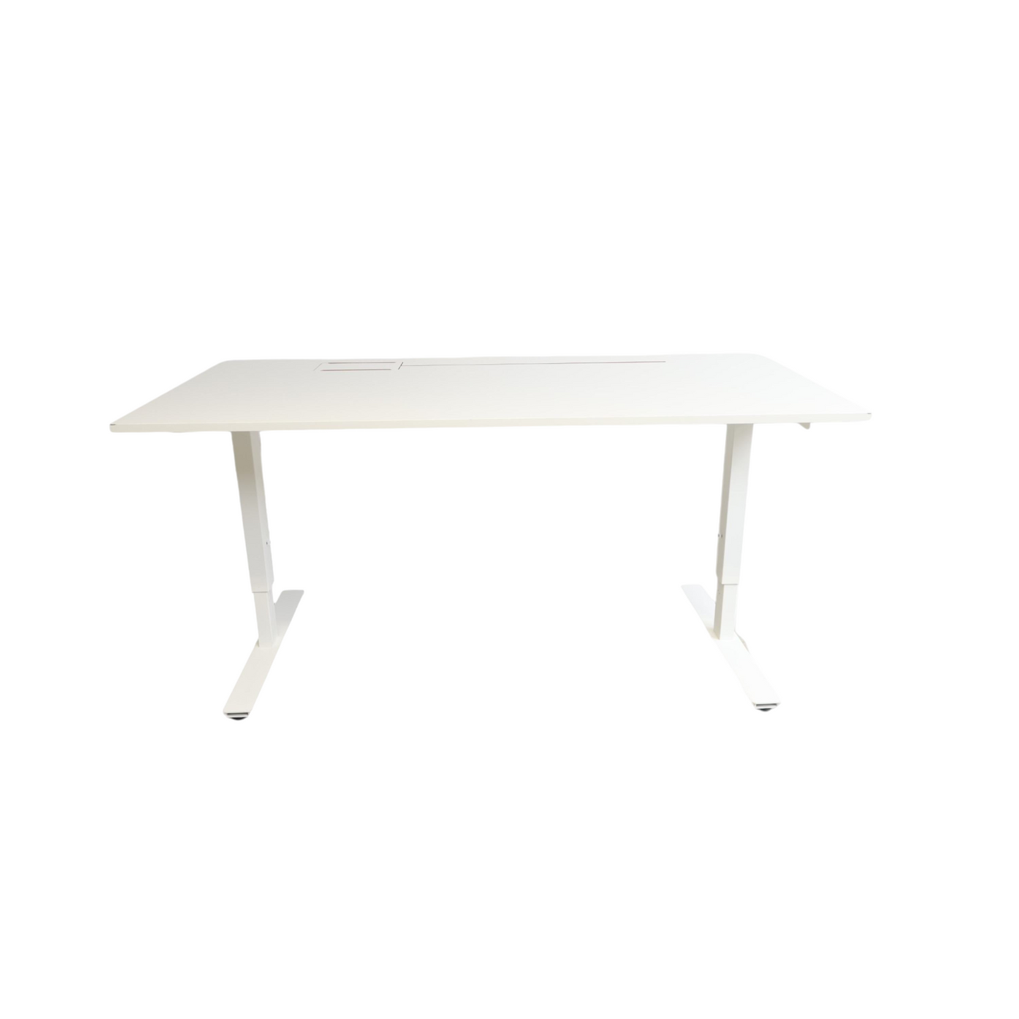 Helhvitt skrivebord, 160cm