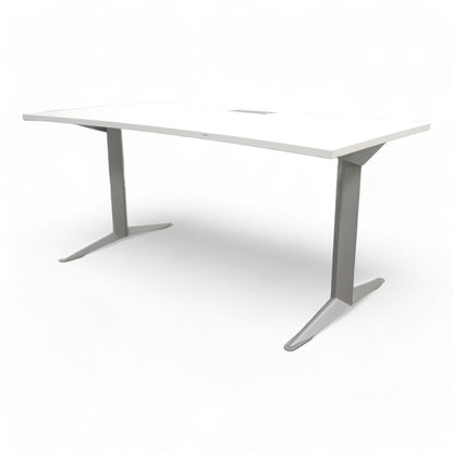 Skrivebord i hvit, 160cm