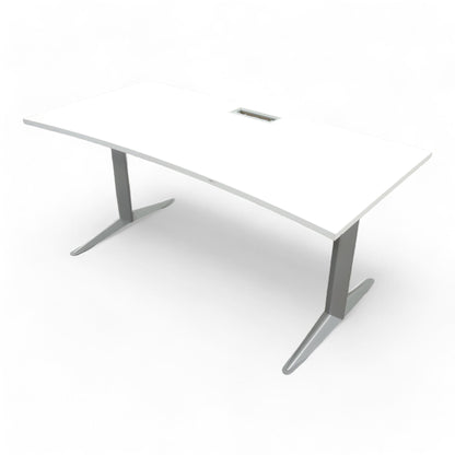 Skrivebord i hvit, 160cm