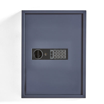 Kraftig nøkkelskap BARKER, H550 B400 D120 mm, 100 kroker, kodelås