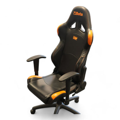 OMP Beta gamingstol m/oransje detaljer