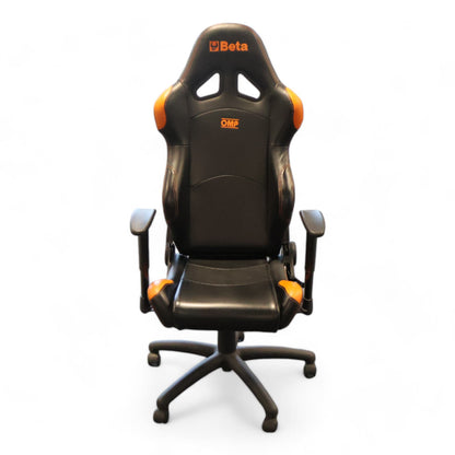 OMP Beta gamingstol m/oransje detaljer