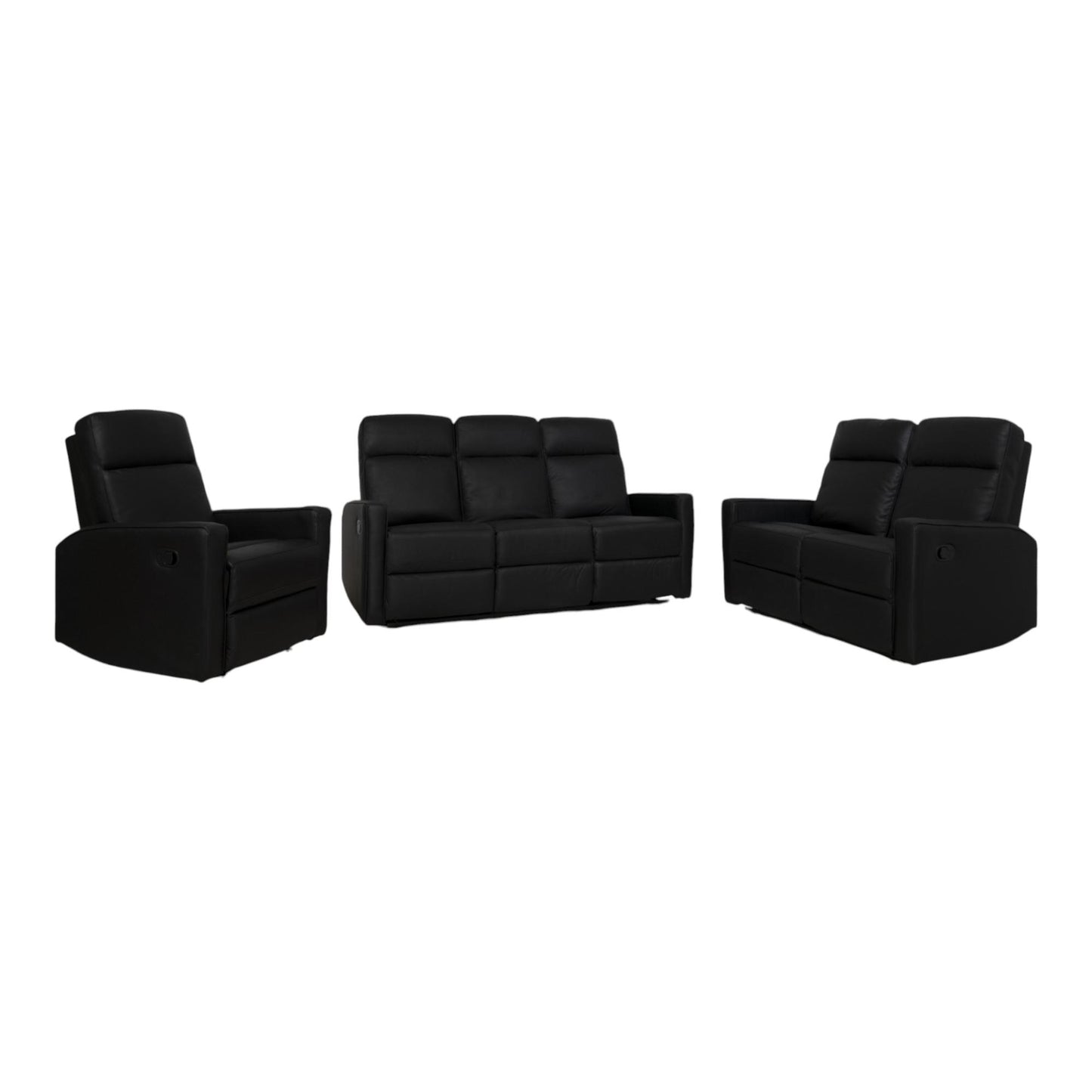 Asila 3-seter sofa m/ reclinerfunksjon