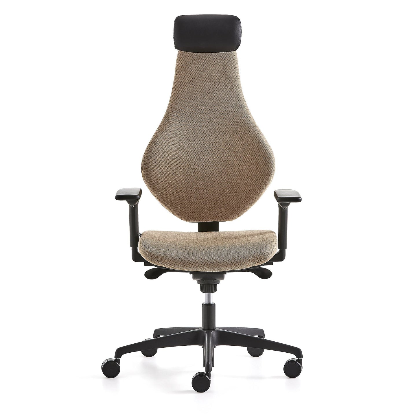 Helt nytt | Kontorstol HURRAY, høy rygg, sand