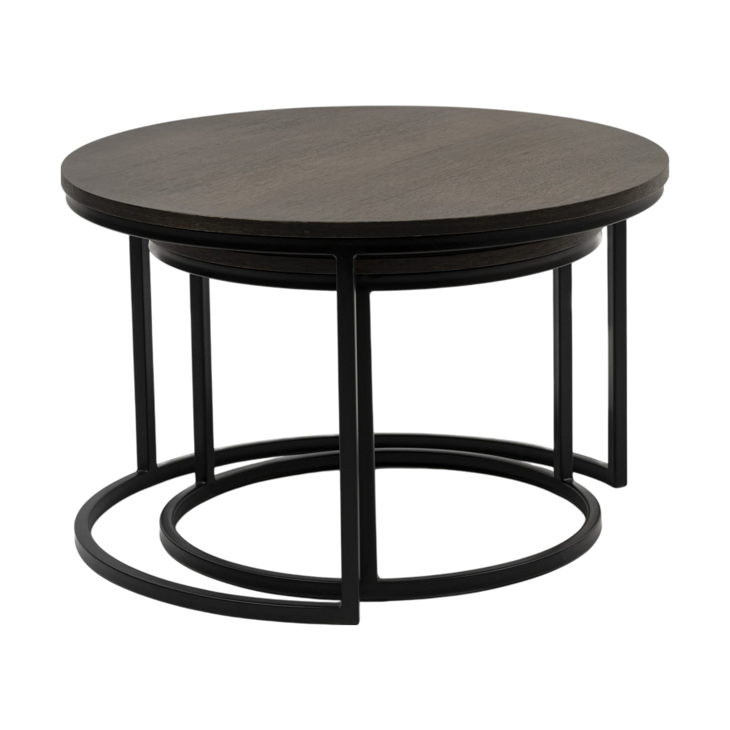 Metro sofabord fra A-Møbler, runde elementer