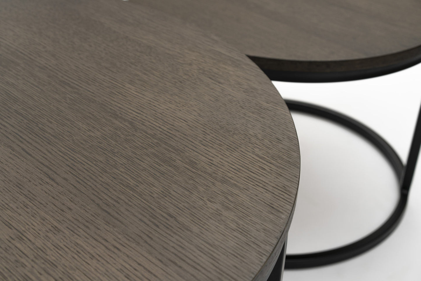 Metro sofabord fra A-Møbler, runde elementer