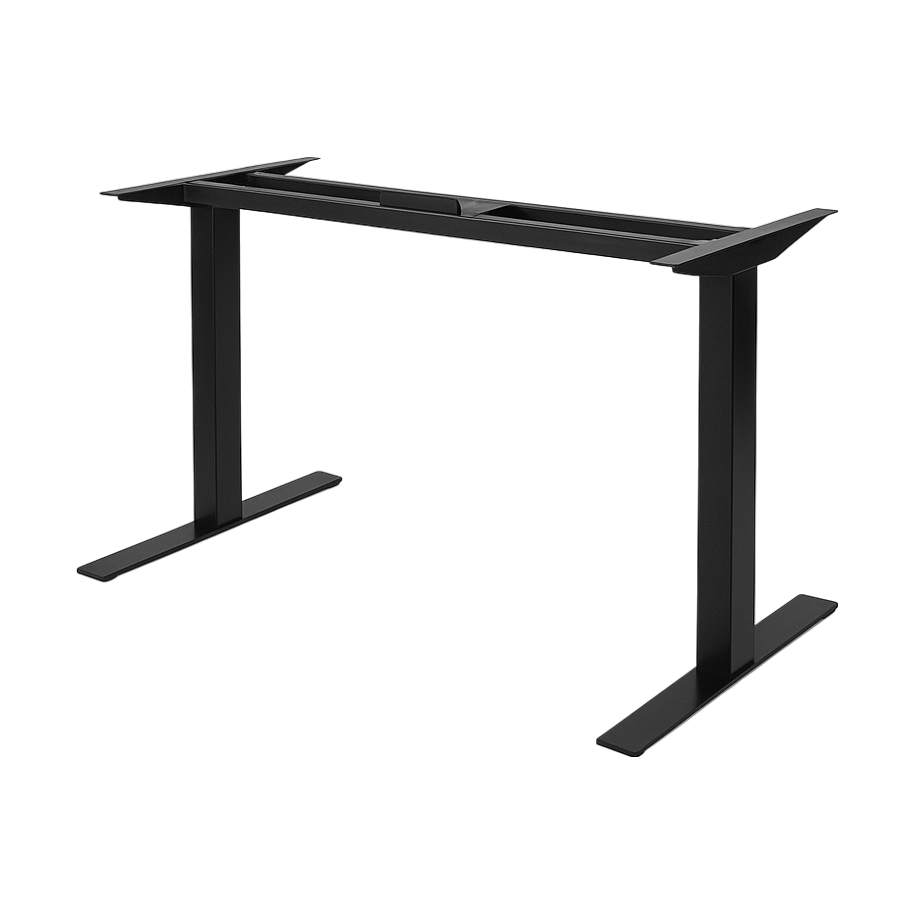 Svart elektrisk hev/senk understell fra LINAK, 100x73 cm