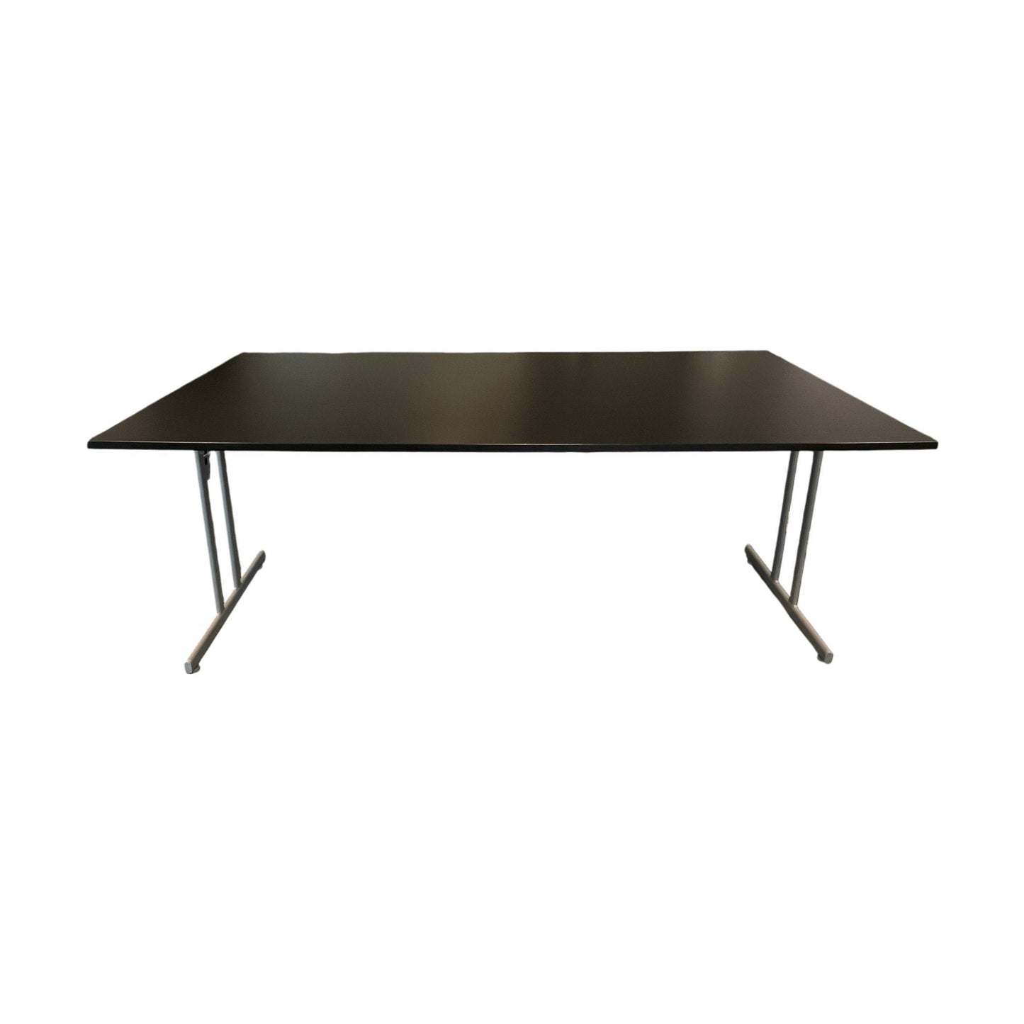 Klappbord ELJ, svart laminat, 180x80 cm