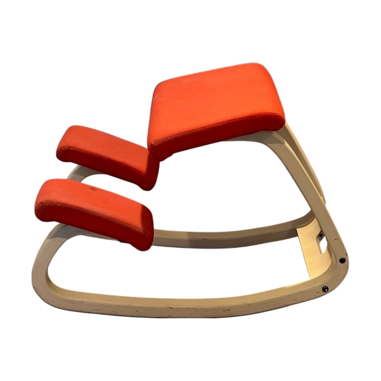 Balansestol i rød, Varier, ergonomisk