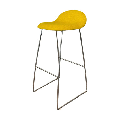 Gubi barstol 3D av Komplot Design, gul, 43x44x89 cm