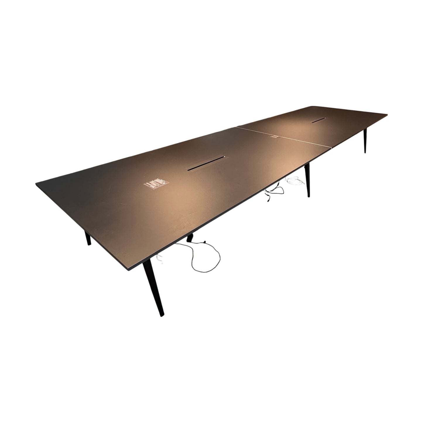 Møtebord fra Edsbyn, sort, 550x150 cm