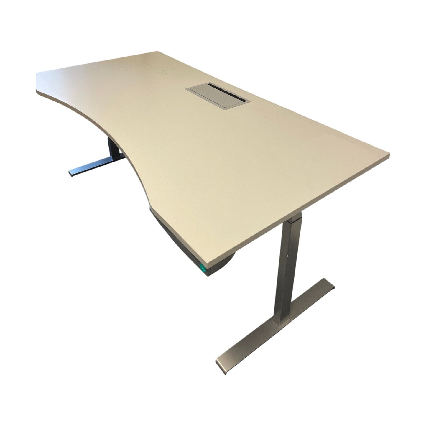 Edsbyn elektrisk hev/senk skrivebord, grå, 180x90 cm