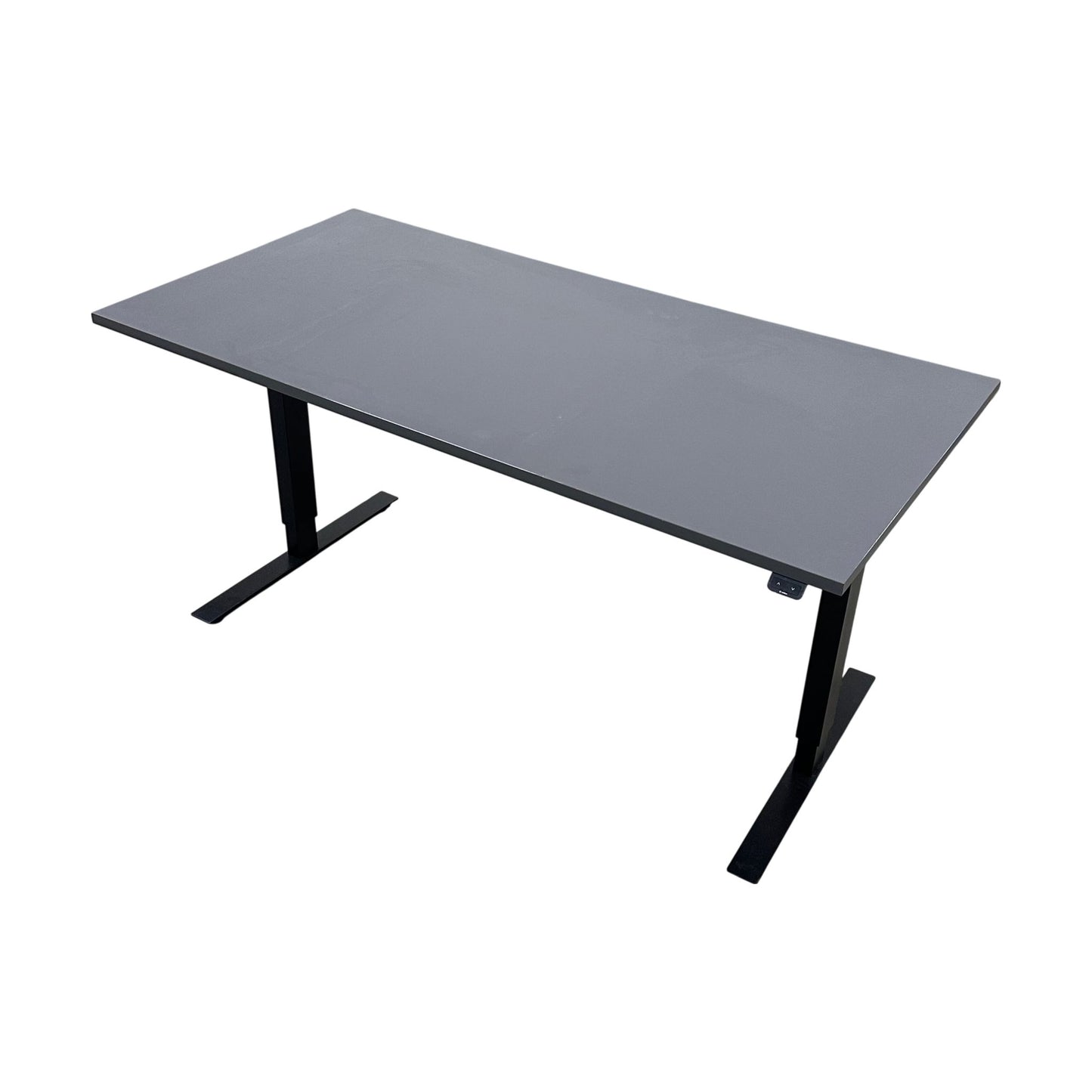 Elektrisk hev/senk skrivebord 160x80 cm, grå