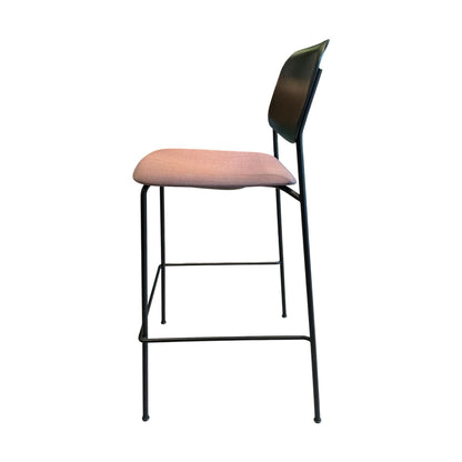 Soft edge 95 barstol fra HAY, lilla, 75 cm høy