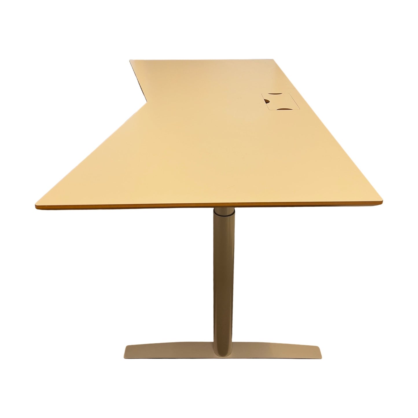 Elektrisk hev/senk skrivebord fra Secundo, grå, 180x90 cm