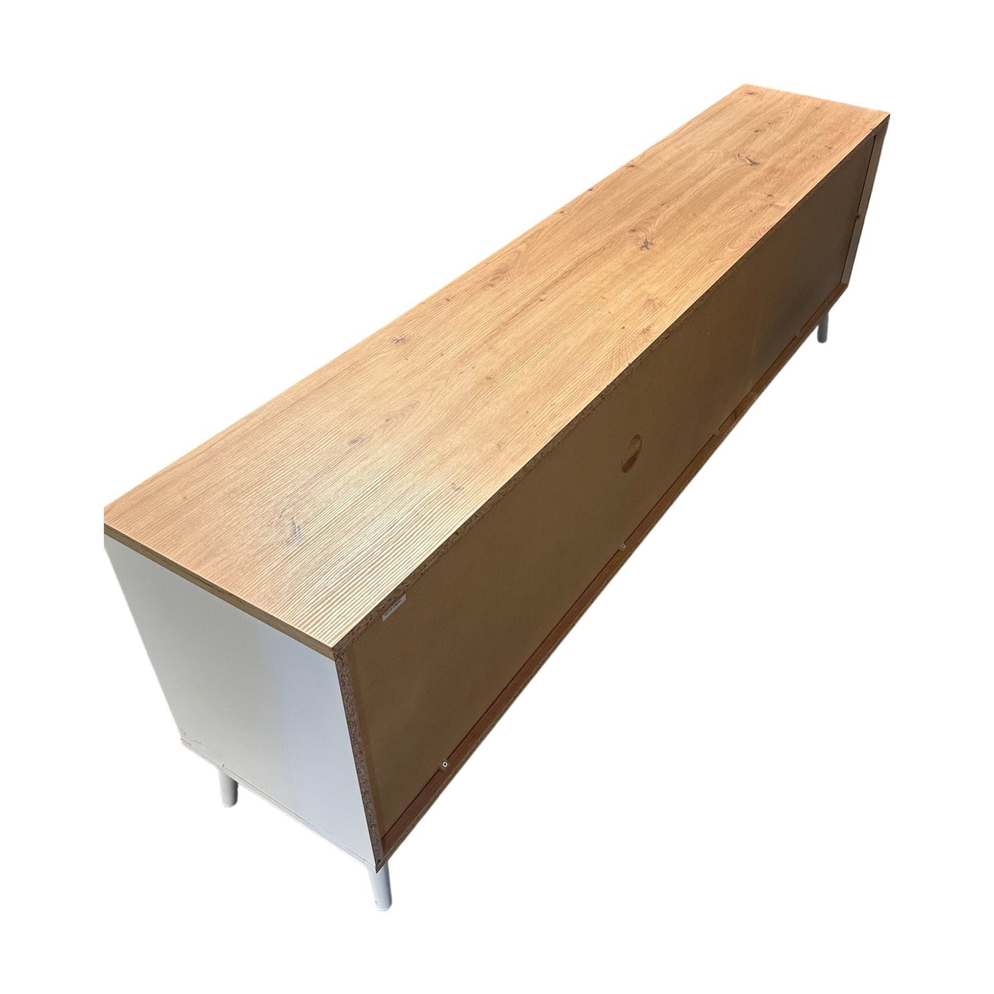 Linz TV-benk fra A-Møbler, hvit