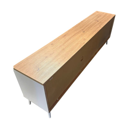 Linz TV-benk fra A-Møbler, hvit