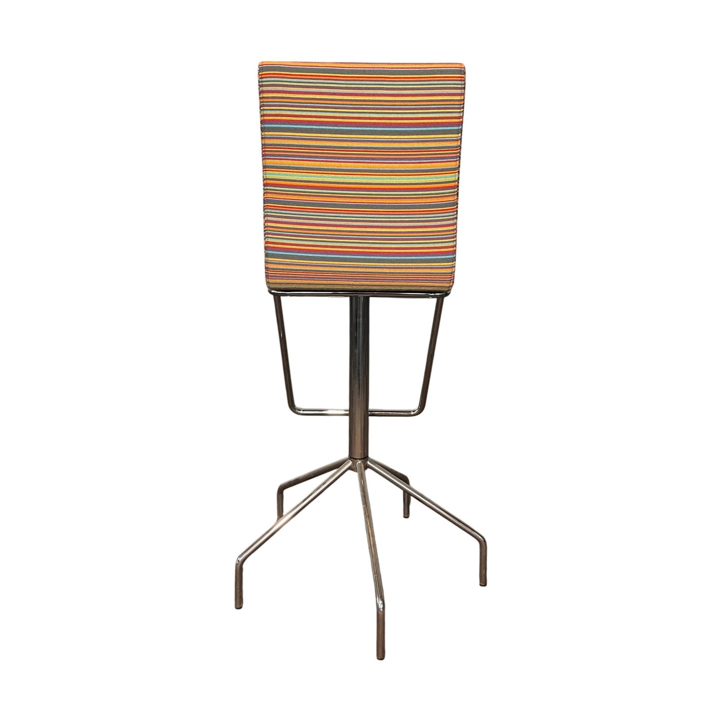 Flex up S-029 barstol fra Skandiform, regnbuefarget, 60x60 cm, 118 cm høy