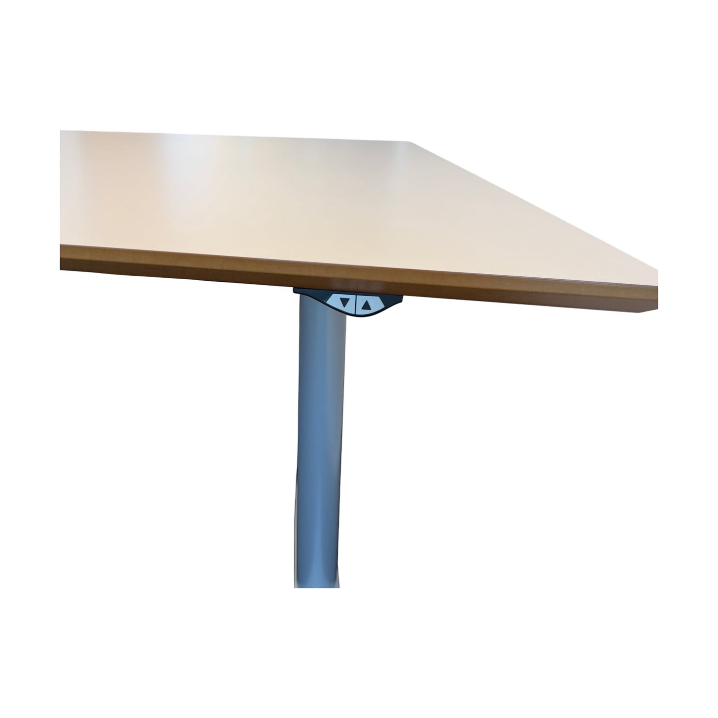 Elektrisk hev/senk skrivebord fra Secundo, grå, 180x90 cm