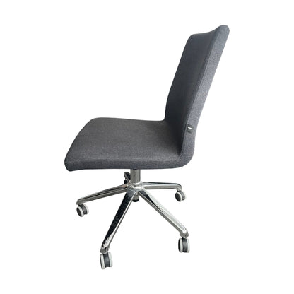 Topstar møteromsstol, grå, hjul