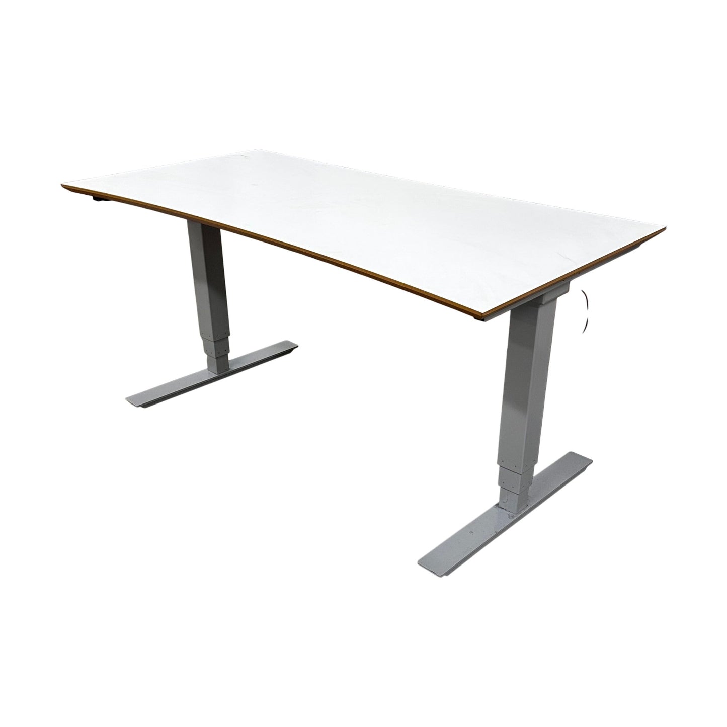 Elektrisk hev/senk skrivebord 160x80 cm, hvit