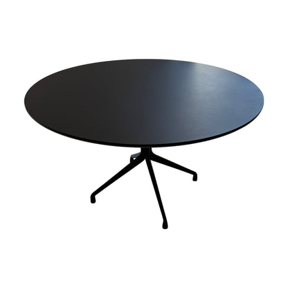 HAY konferansebord i svart, Ø128 cm