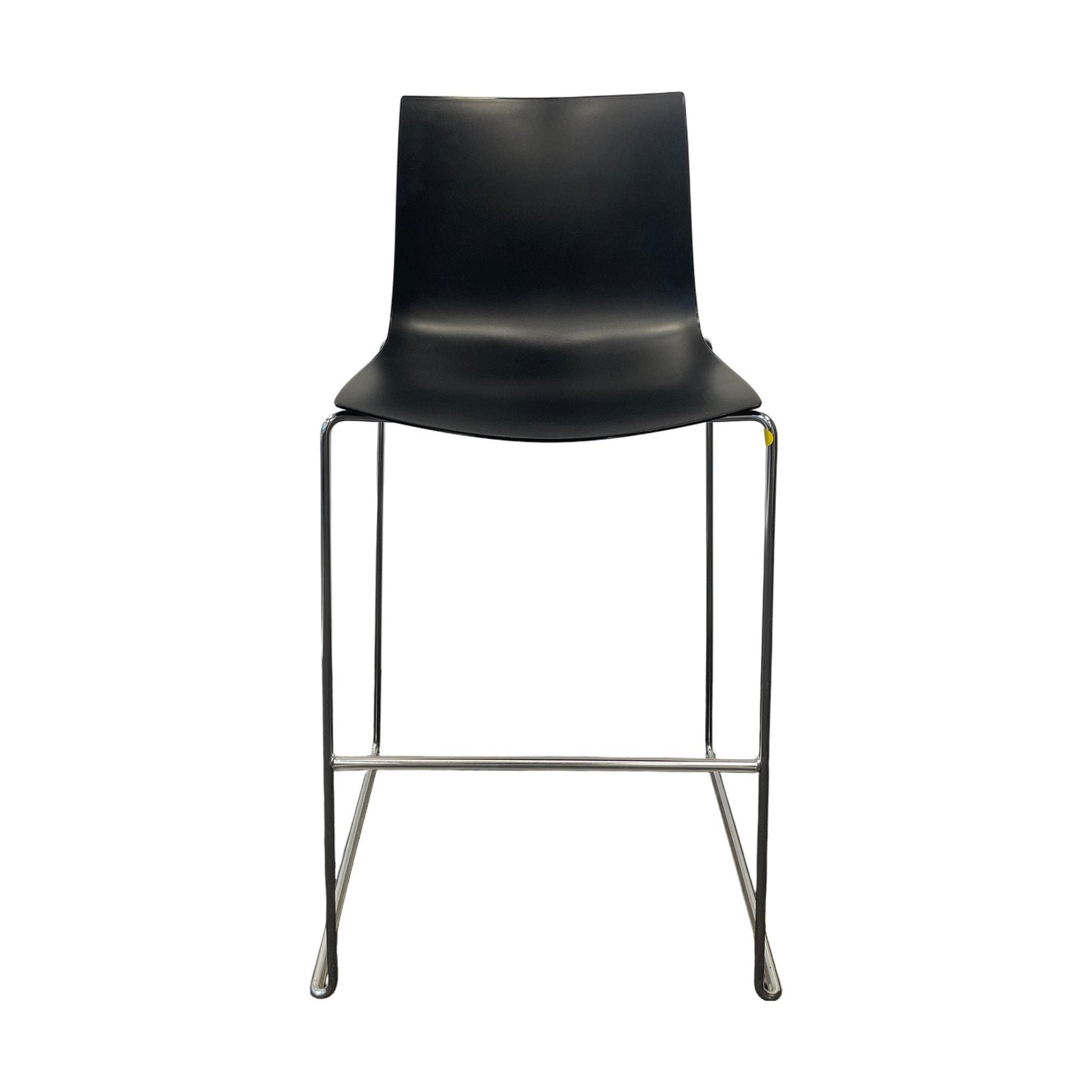 Arper Catifa barstol, sort, 62x52 cm, 110 cm høy