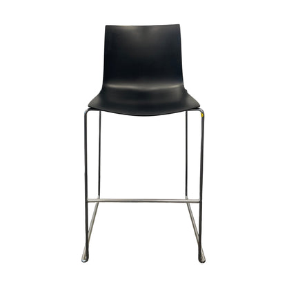 Arper Catifa barstol, sort, 62x52 cm, 110 cm høy