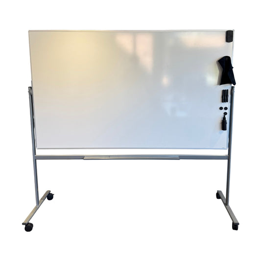 Whiteboard på hjul, 210x195cm