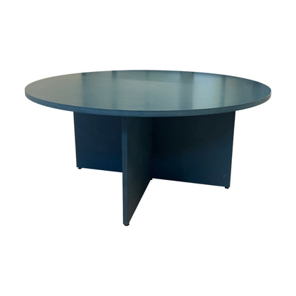Spesialbygd rundt møtebord i valcromat, Ø160x75 cm