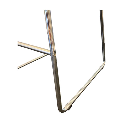 Grå barstol, tekstil, 89 cm høy