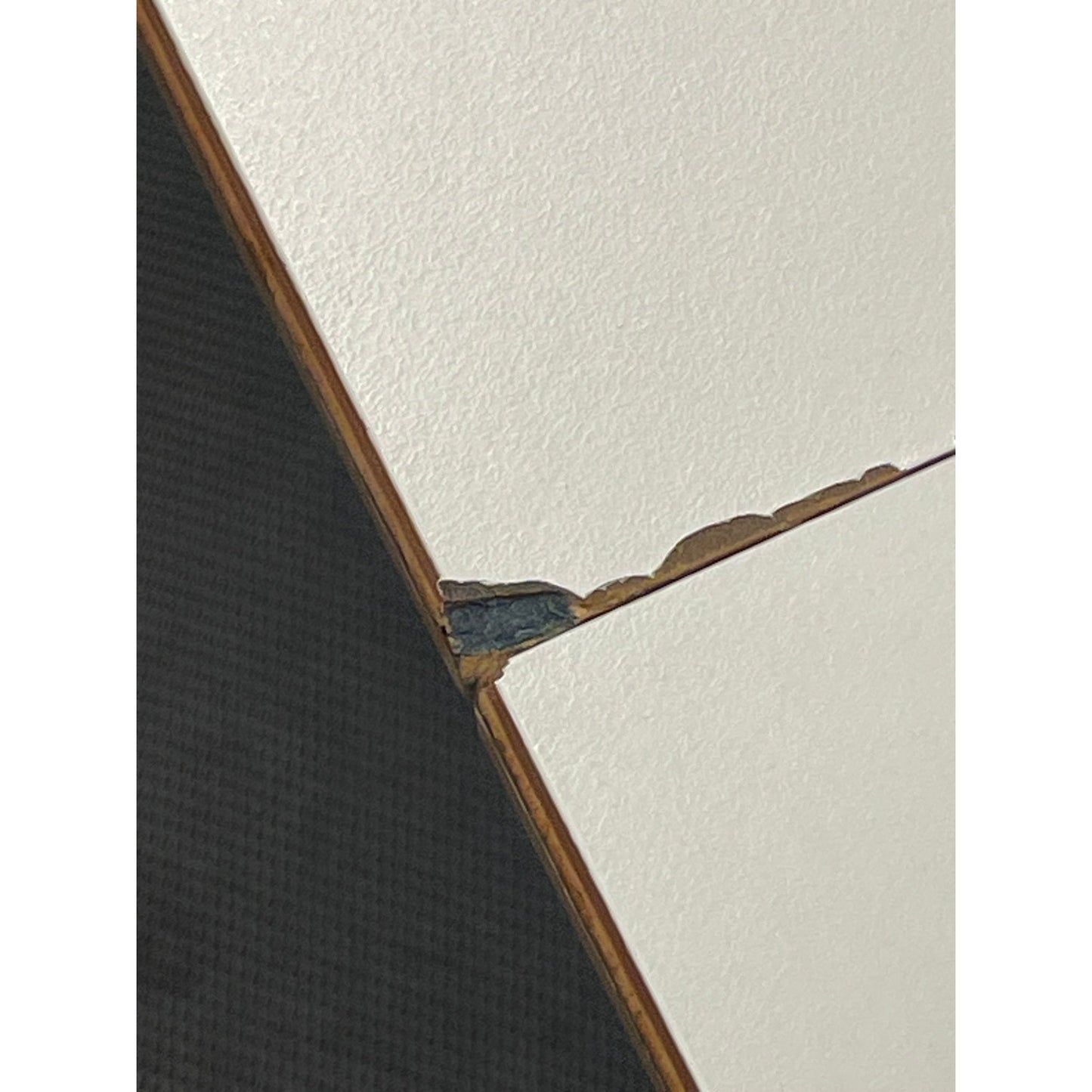 Båtformet møtebord, hvit laminat, 360x120 cm
