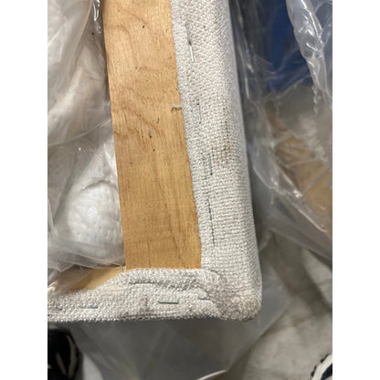 Odine seng med oppbevaring, beige, 120x200 cm