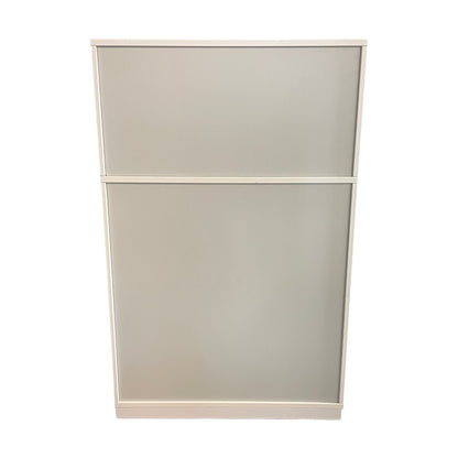 Skap fra Kinnarps, hvit, 4 dører + skuff