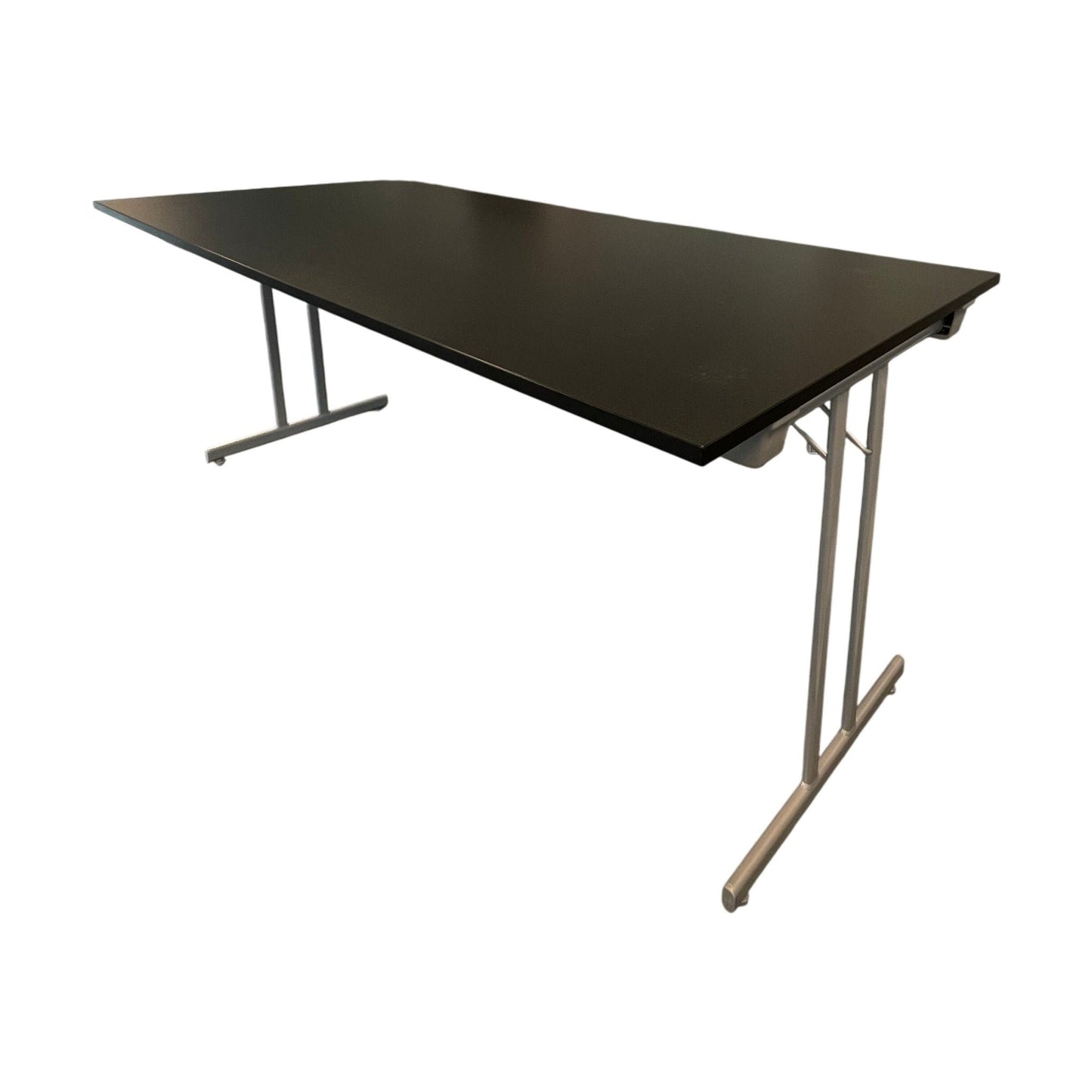 Klappbord ELJ, svart laminat, 180x80 cm