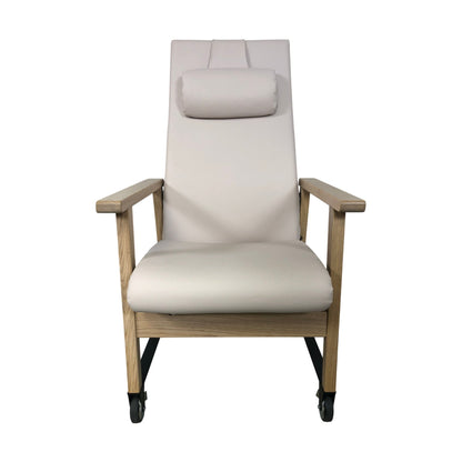 Zeta hvilestol fra VAD, rosa skinn