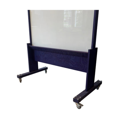 Selvstående whiteboard m/hjul, 100x205cm