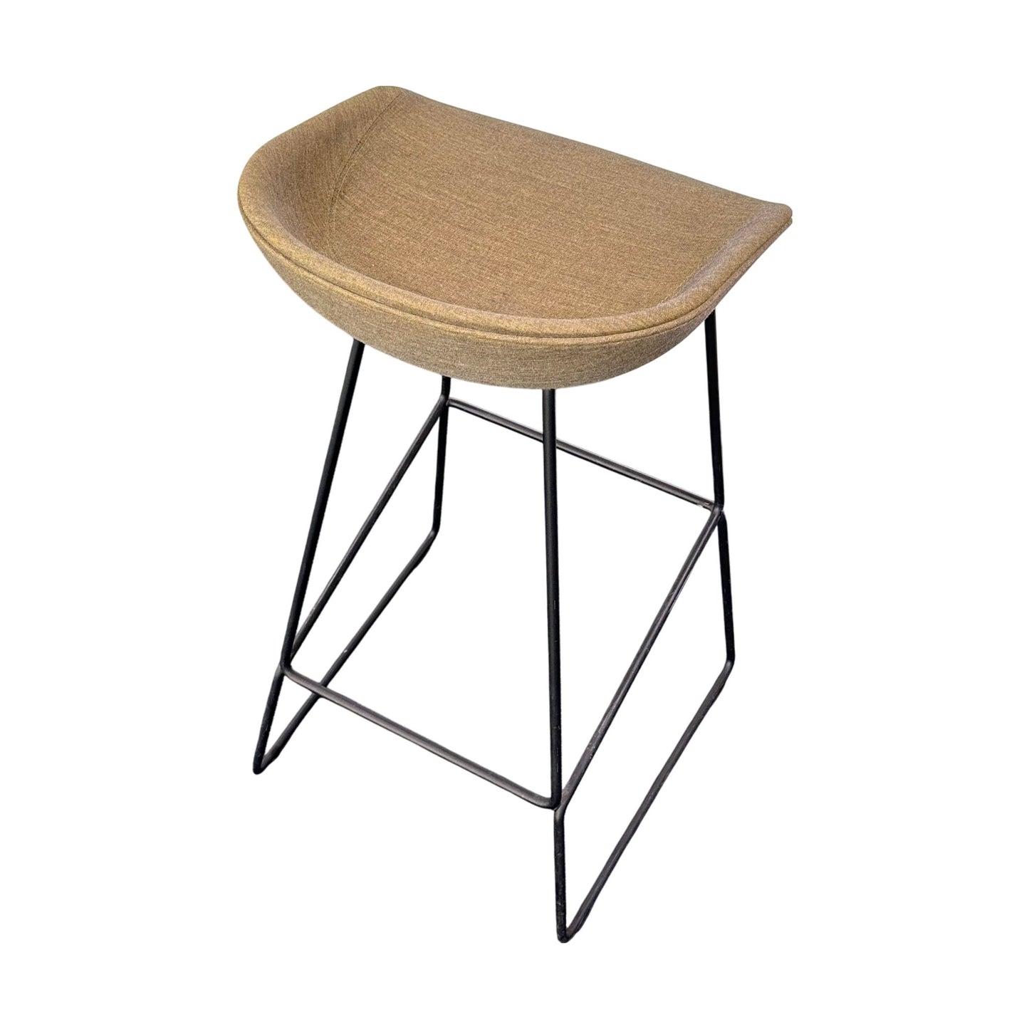 HAY About A Stool, barstol i grønn/gul