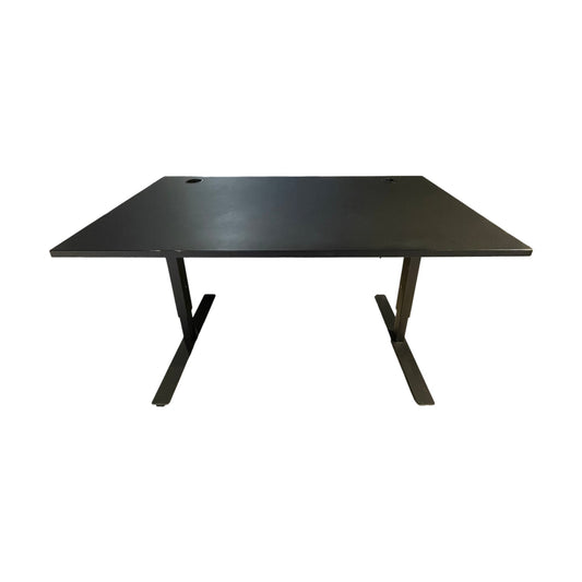 Skrivebord fra EFG Izi, svart MDF, 140x80 cm