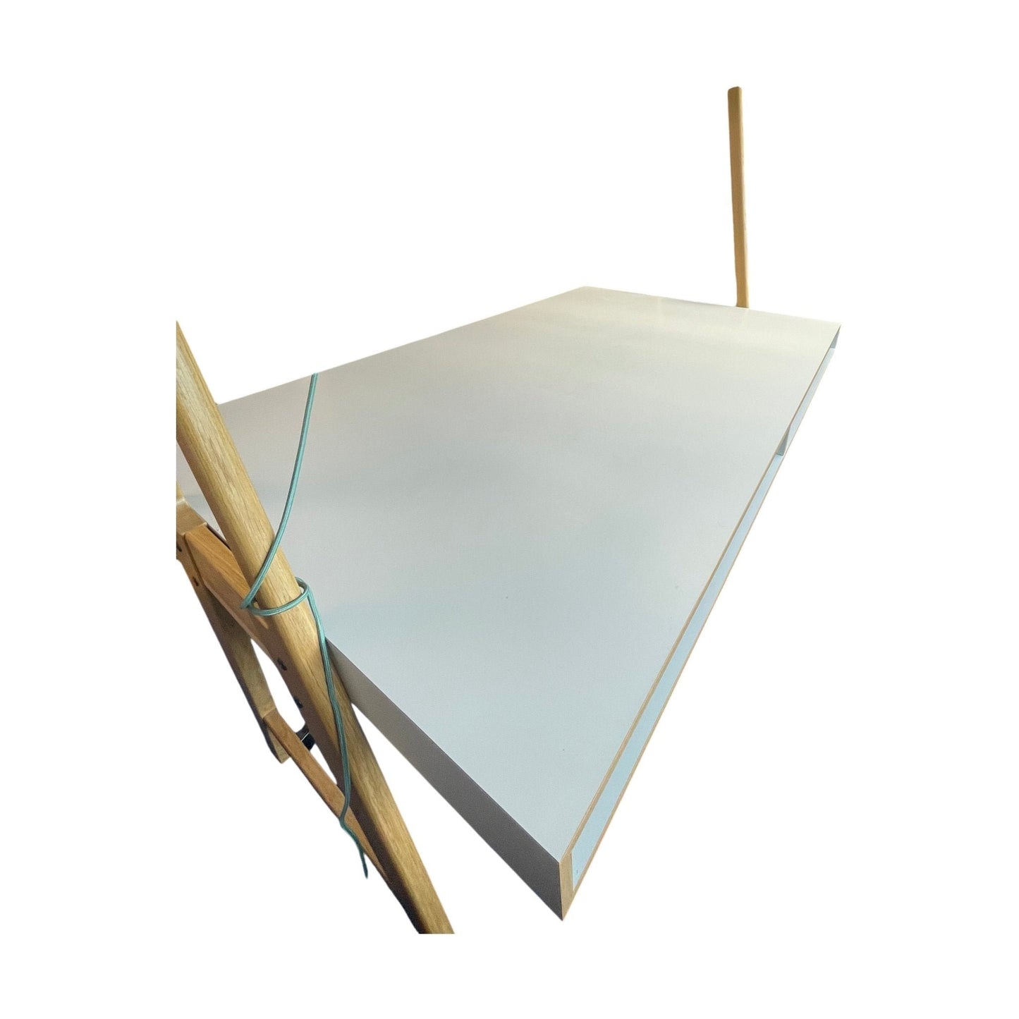 Prosjektbord fra SA møbler, hvit, 190x120 cm, 200 cm høy