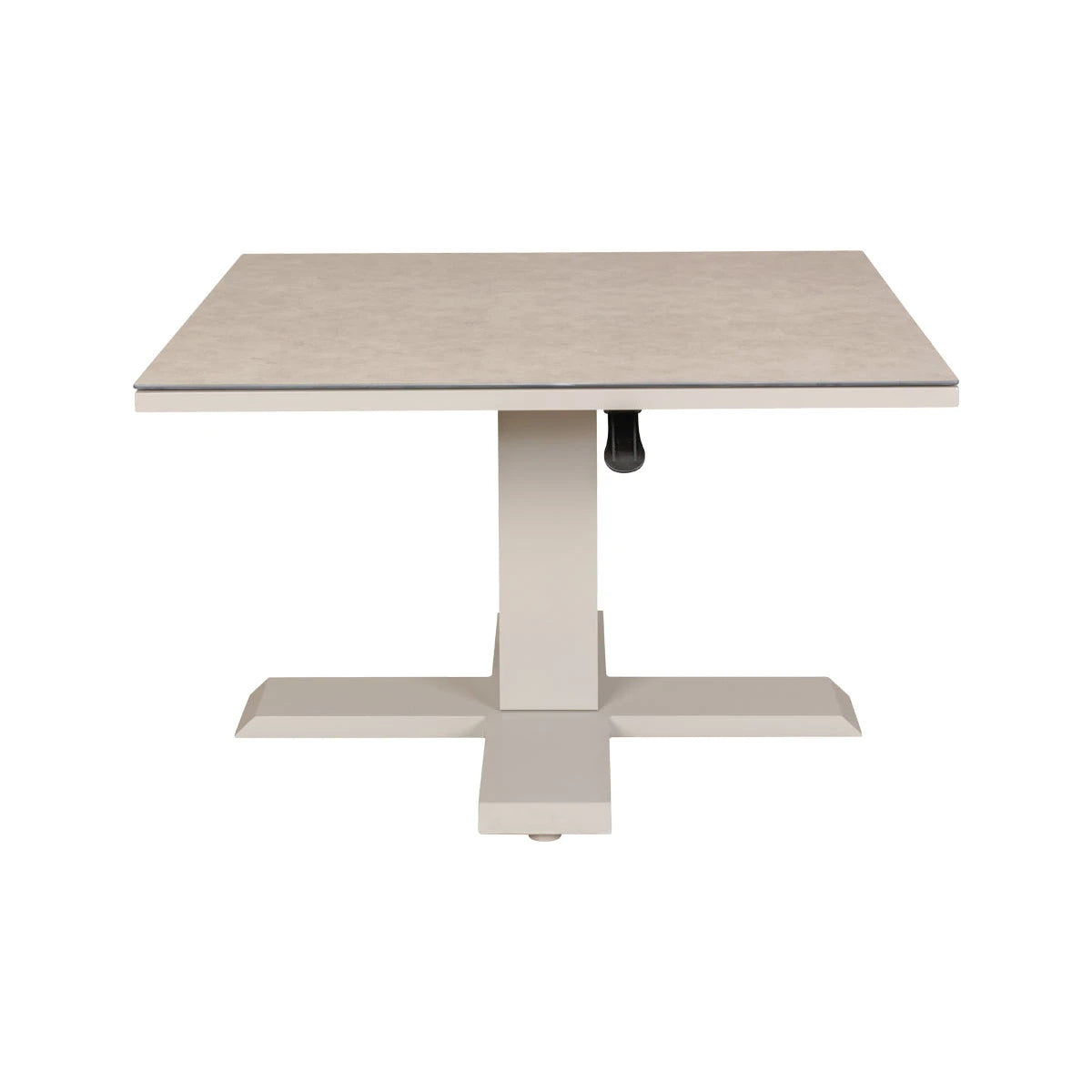 Lugano Sofabord - Khaki,L:80cm B:80cm H:49/69cm