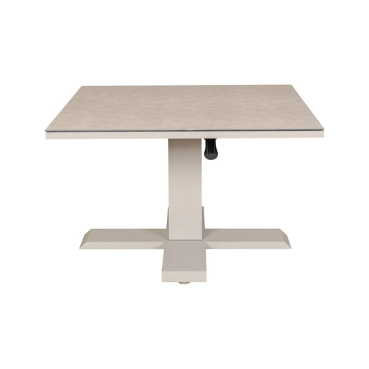 Lugano Sofabord - Khaki,L:80cm B:80cm H:49/69cm